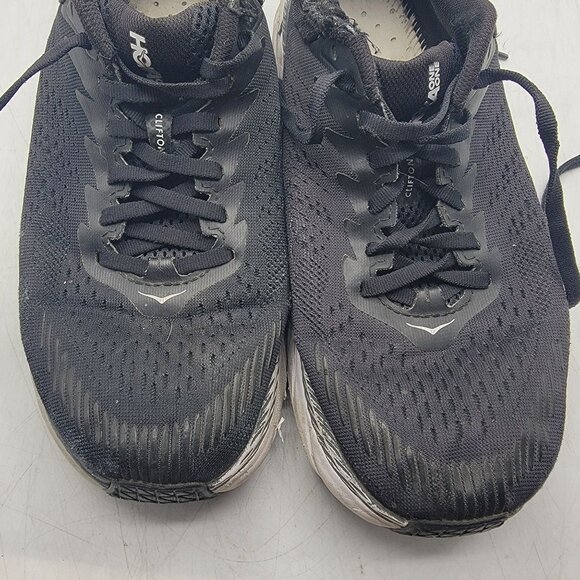 Hoka One One Clifton 7 Womens 7.5 D Wide Black Athletic Shoes Walking Outdoors - Picture 10 of 13